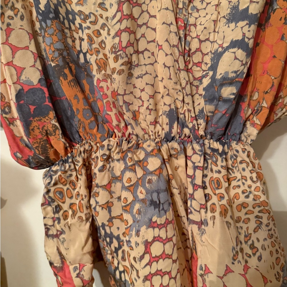 Multicolor Animal Print Dress